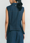 RAF Pike Sleeveless Vest (Denim)