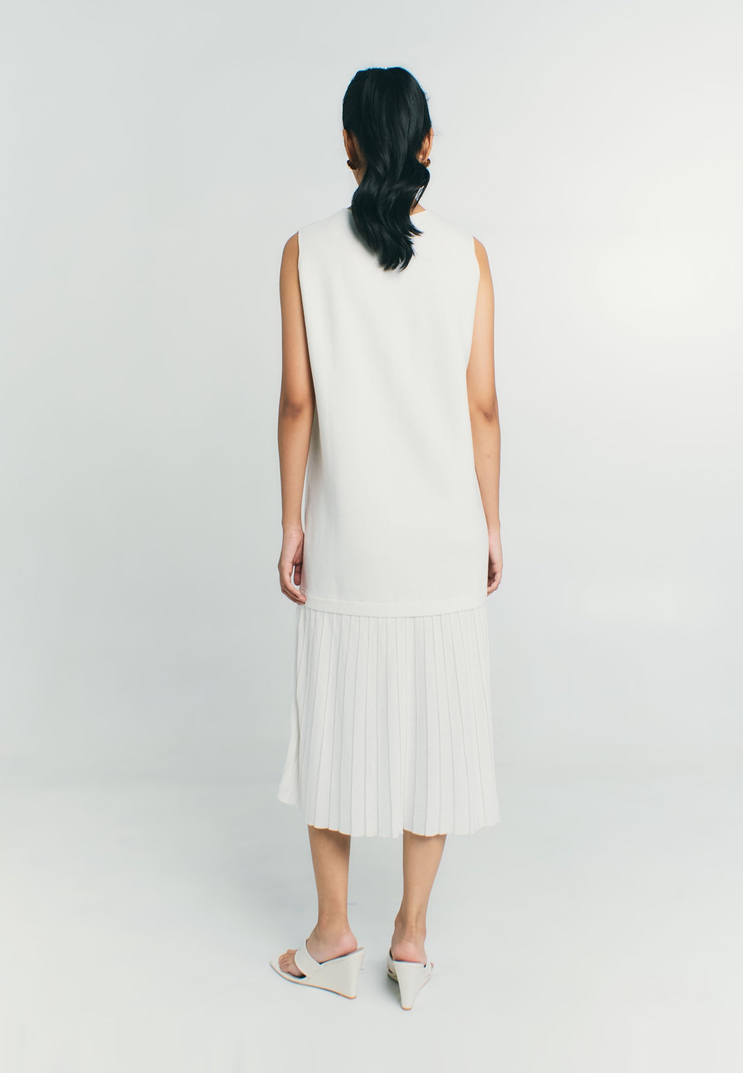 RAF Quid Sleeveless Dress (White)