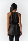 RAF Rodeo Sleeveless Top W/ Sash Belt (Black)