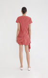 RAF X Martin Bautista Snejana Short Sleeve Dress (Rust)