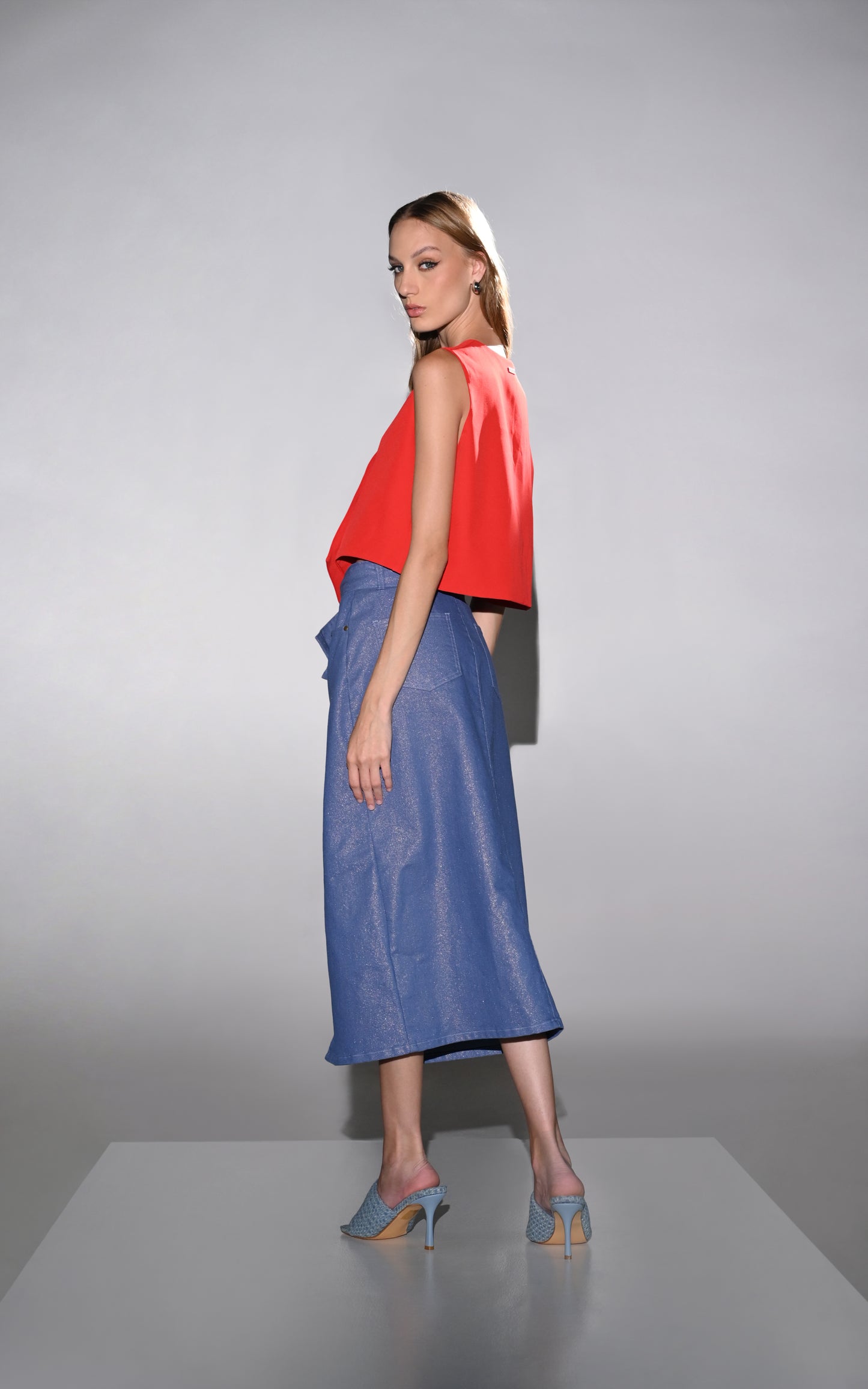 RAF Heze Sleeveless Top (Red)