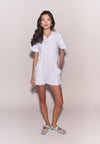 RAF Avarice Short Sleeve Playsuit (Off-white)