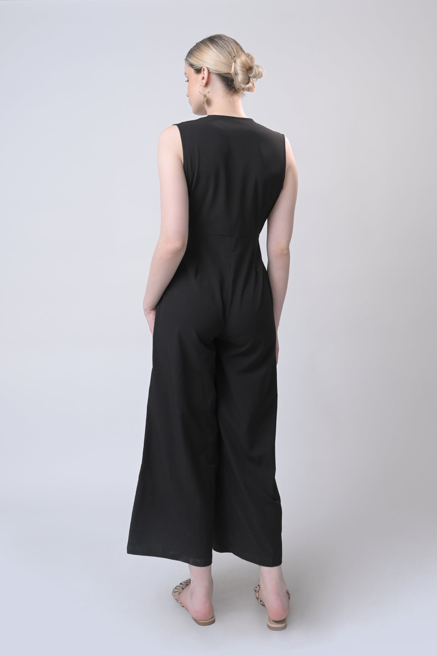 RAF Avec Sleeveless Pantsuit (Black)