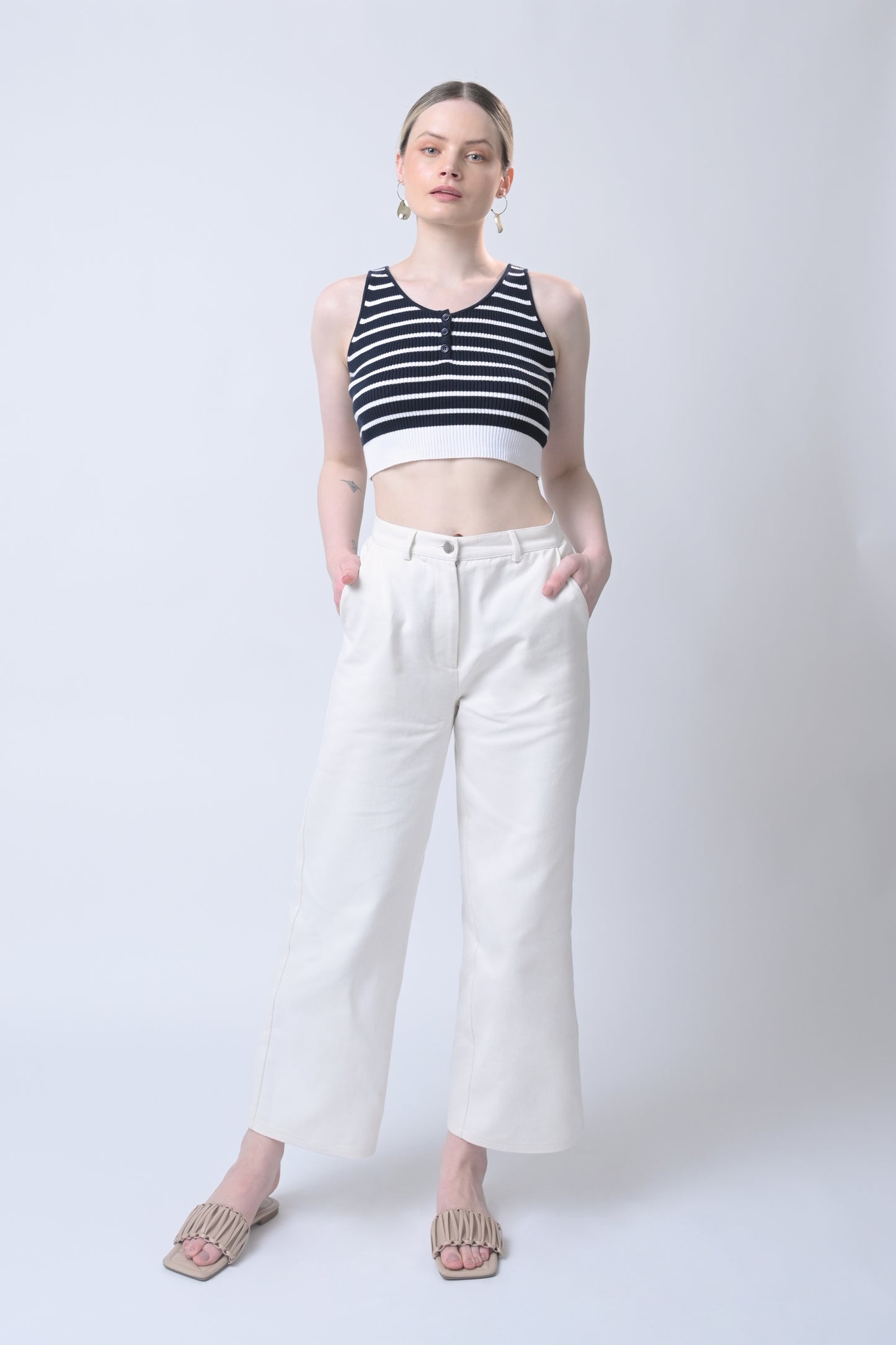 RAF Bowie Pants (White Denim)