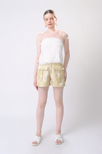 RAF Byron Sleeveless Top (White)