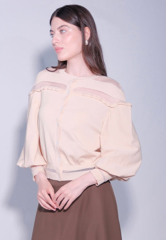 RAF Dasheill Long Sleeve Top (Beige)