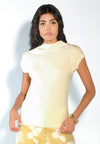 RAF Draya Short Sleeve Top (Off-white)