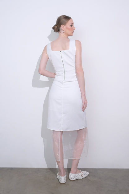 RAF Easton Sleeveless Dress (Offwhite)