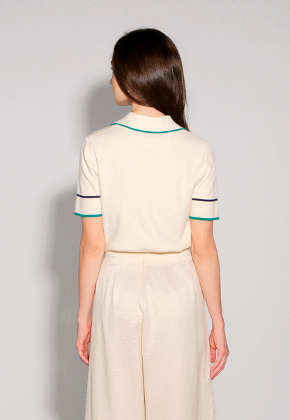 RAF Empery Short Sleeve Top (Cream)