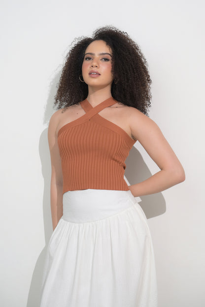 RAF Ferrera Sleeveless Top (Brown)