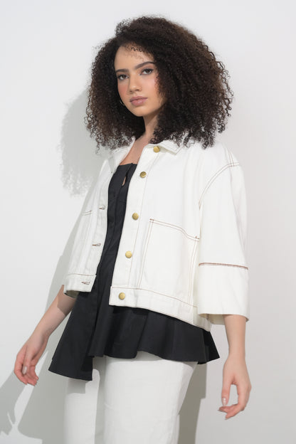 RAF Fremont Long Sleeve Jacket (Offwhite)