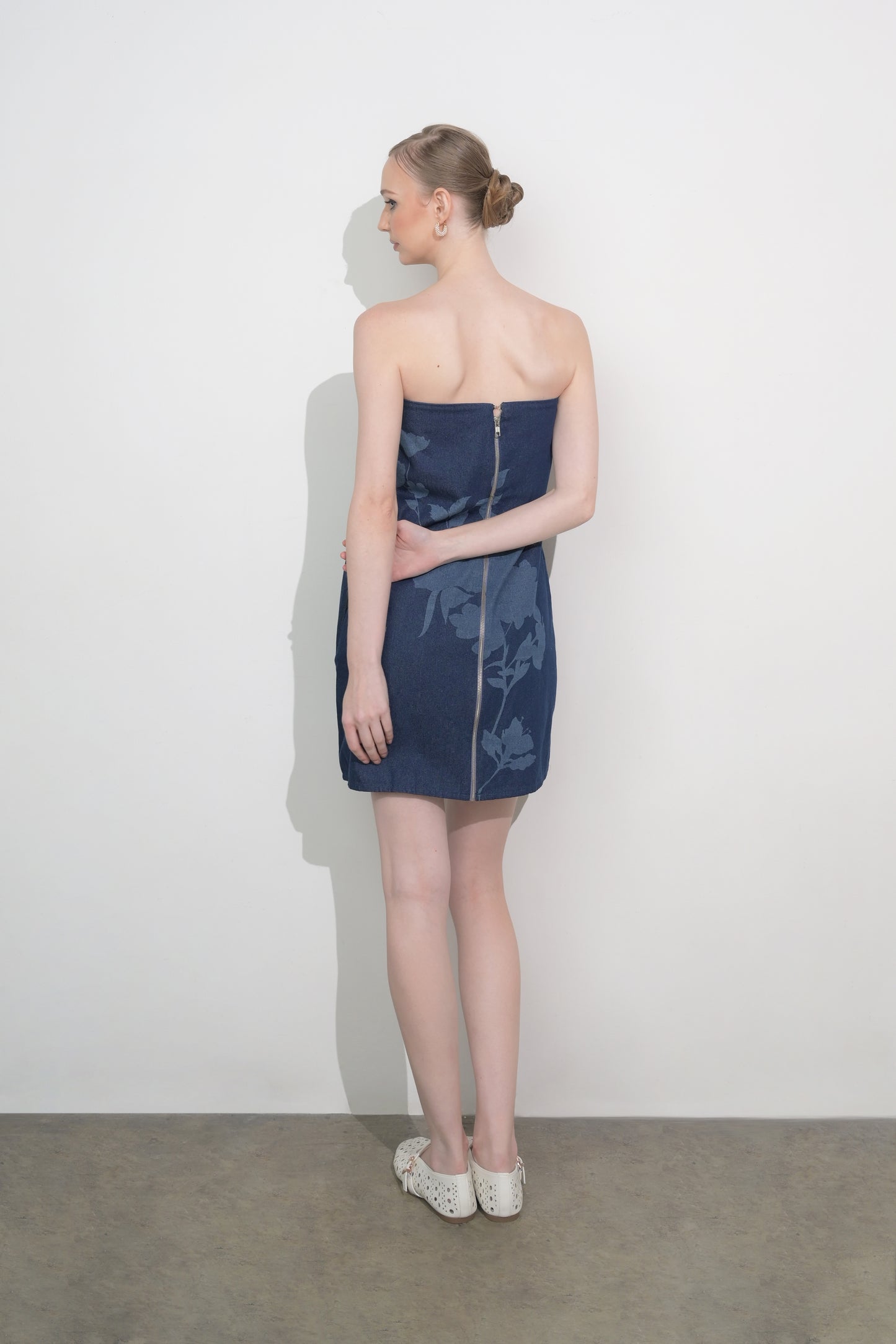 RAF Frieze Tube Dress (Mid.Navy)