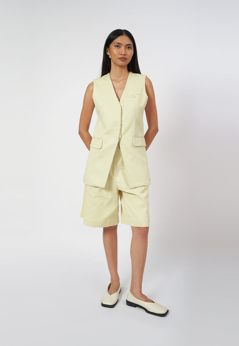 RAF George Sleeveless Vest Top (Butter)