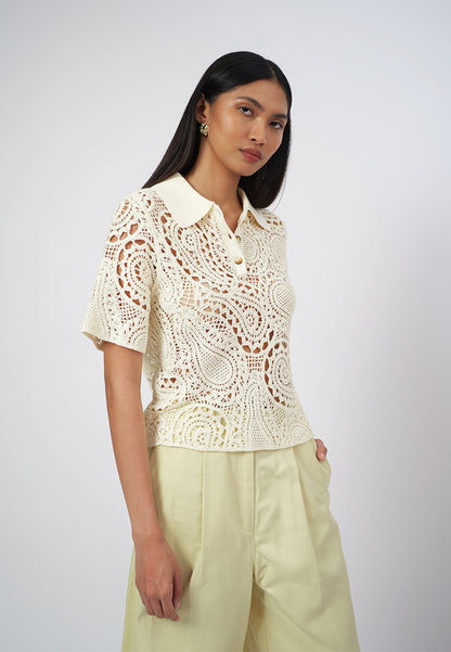 RAF Giana Short Sleeve Top (Y.Butter)