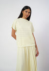 RAF Gigi Short Sleeve Top (Yellow Butter)