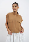 RAF Holt Extended Sleeve Top (Camel)