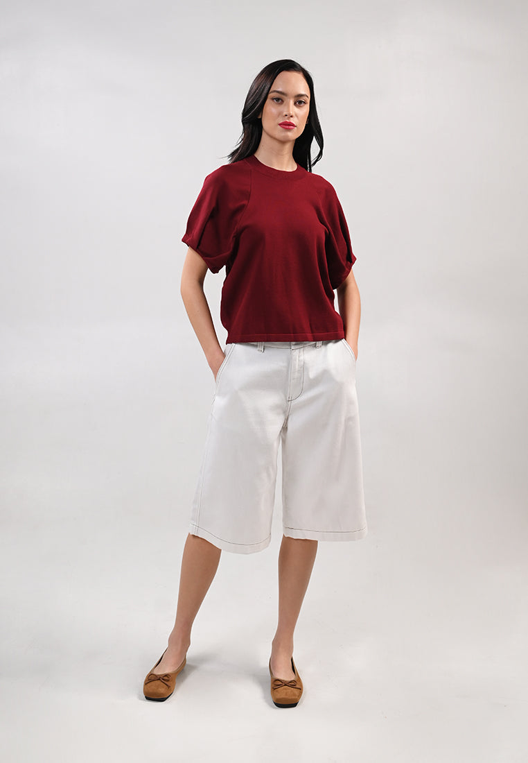 RAF Idee Short Sleeve Top (Red)