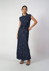 RAF Isabelle Skirt W/ Embro (Navy)