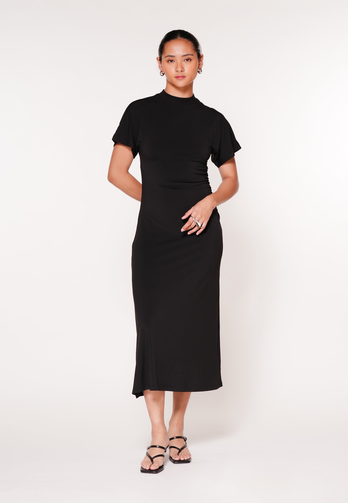 Raf Jaunt Short Sleeve Dress (Black)