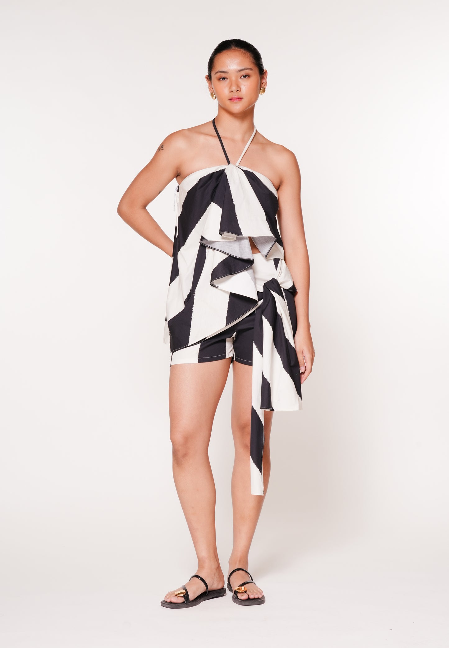 RAF Jig Shorts  (Blk/Crm)