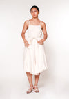 RAF Jockey Sleeveless Dress W/ Belt  (Cream)