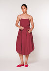 RAF Jockey Sleeveless Dress W/ Belt  (Red)