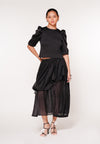RAF Joust Quarter Sleeve Top (Black)