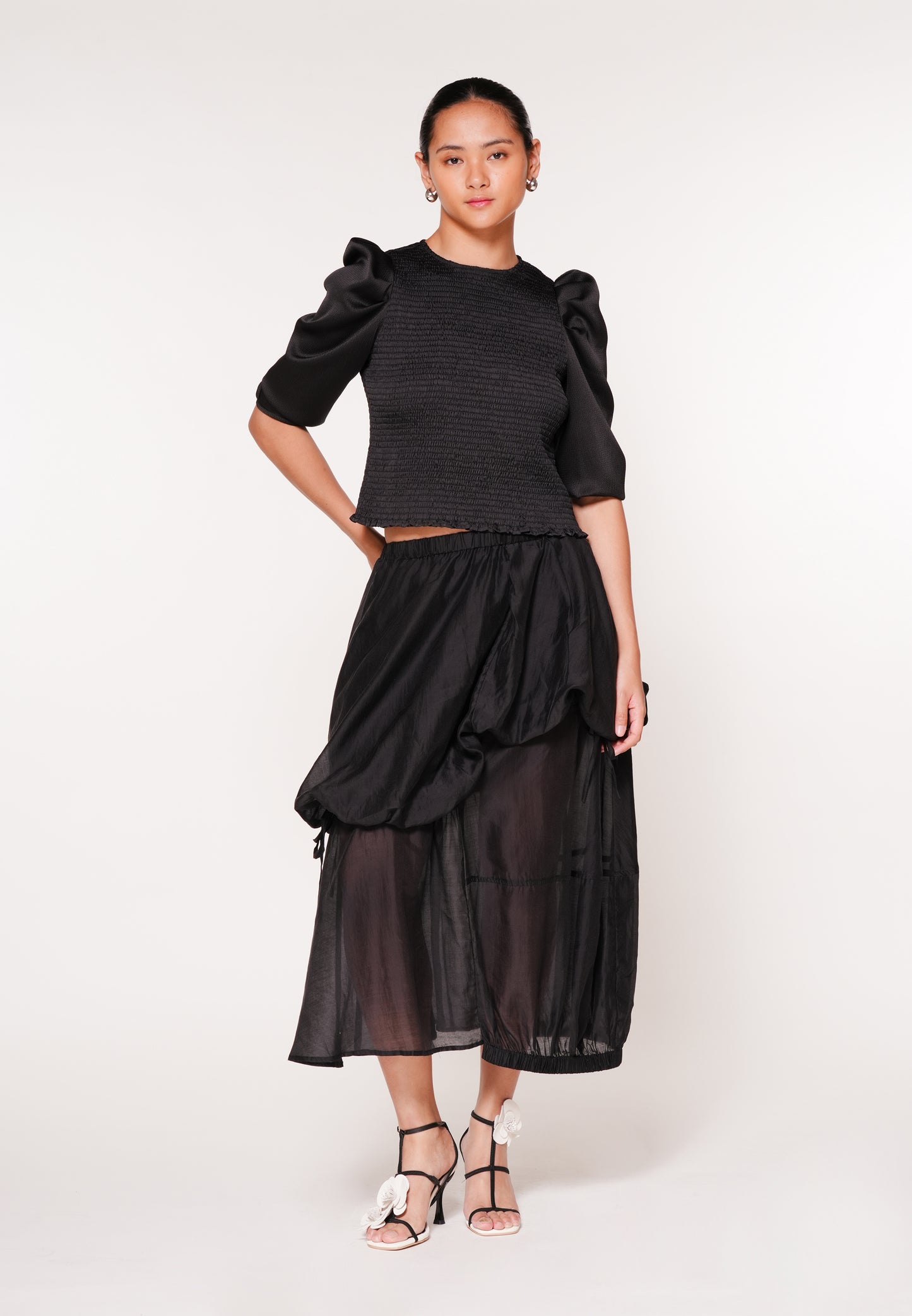 RAF Joust Quarter Sleeve Top (Black)
