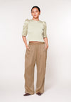 RAF Joust Quarter Sleeve Top (Cream)