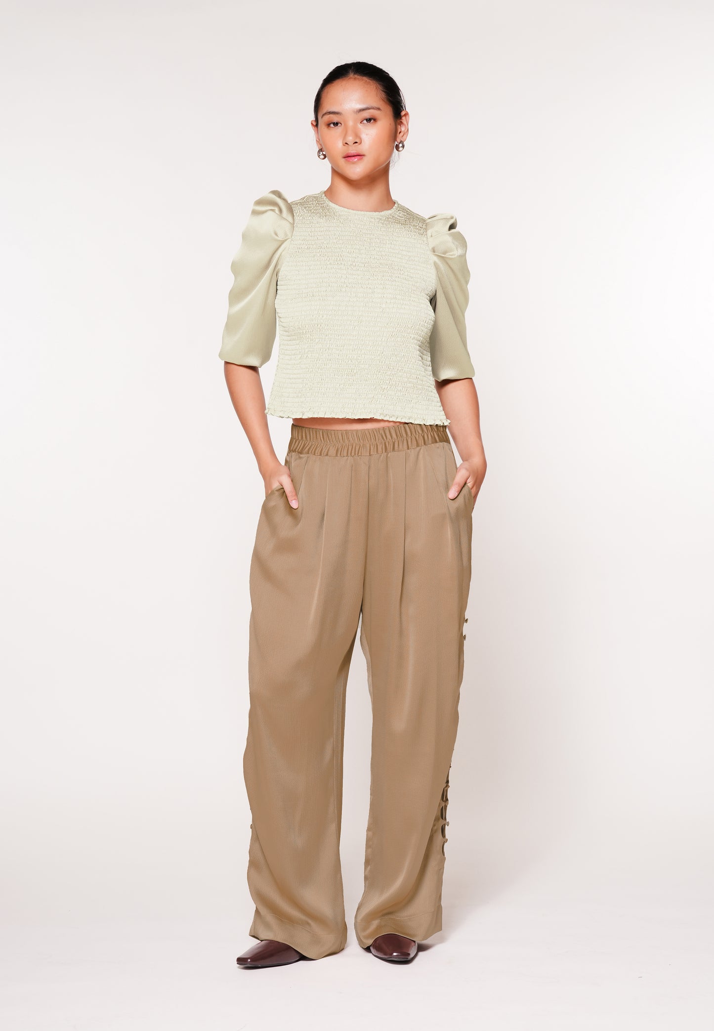 RAF Joust Quarter Sleeve Top (Cream)