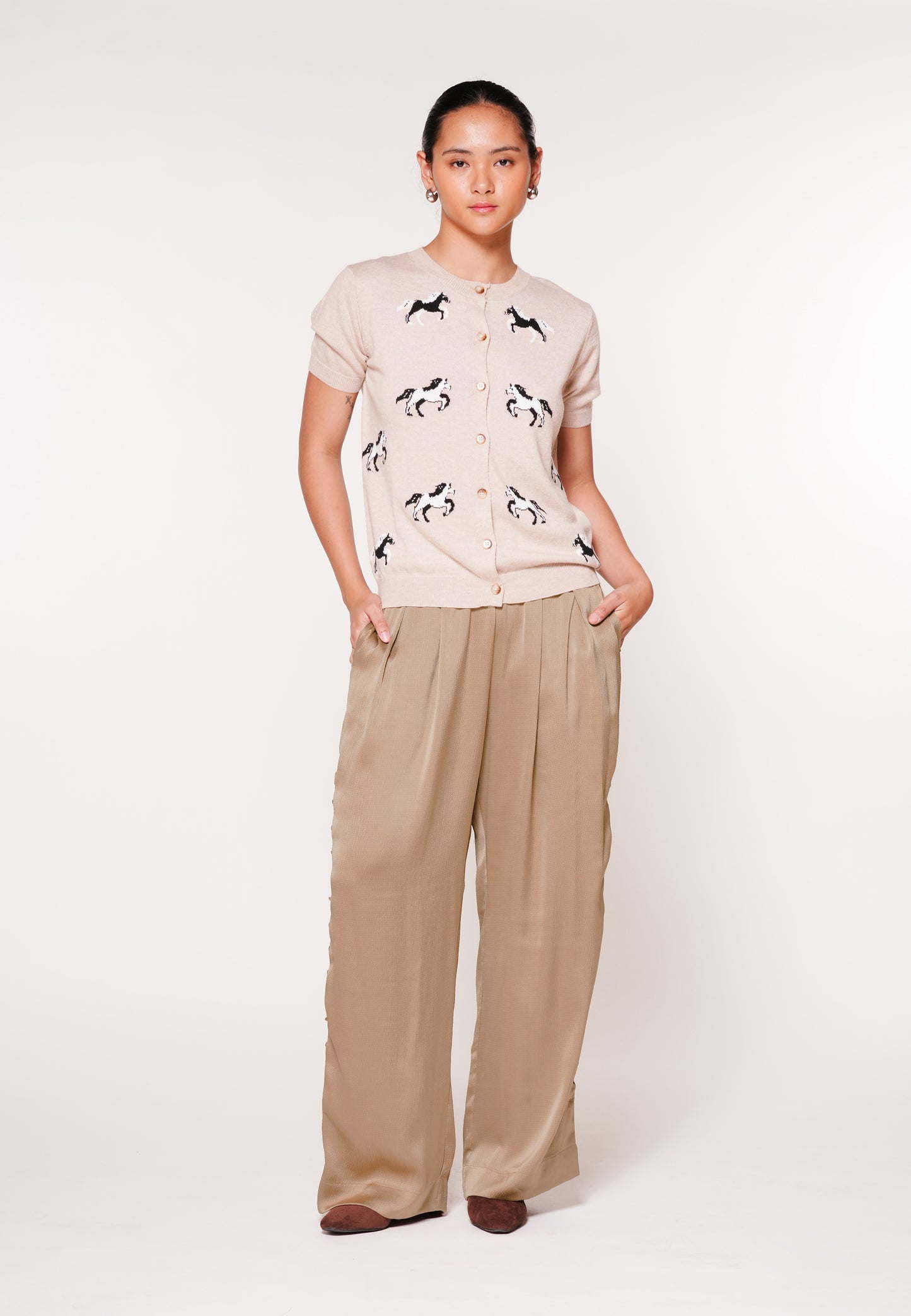 RAF Justice Short Sleeve Top (Taupe)