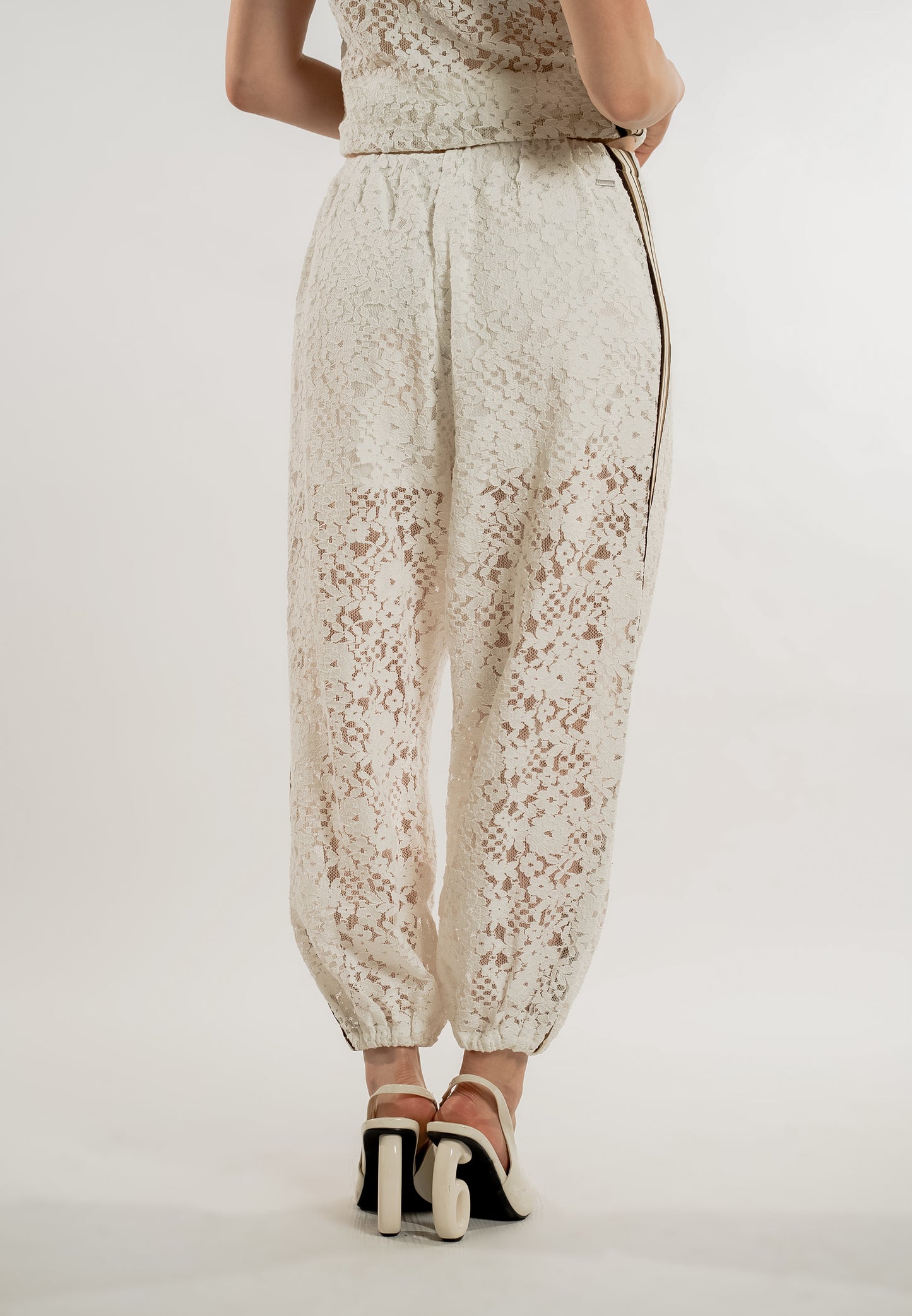RAF Lace Pants  (Offwhite)