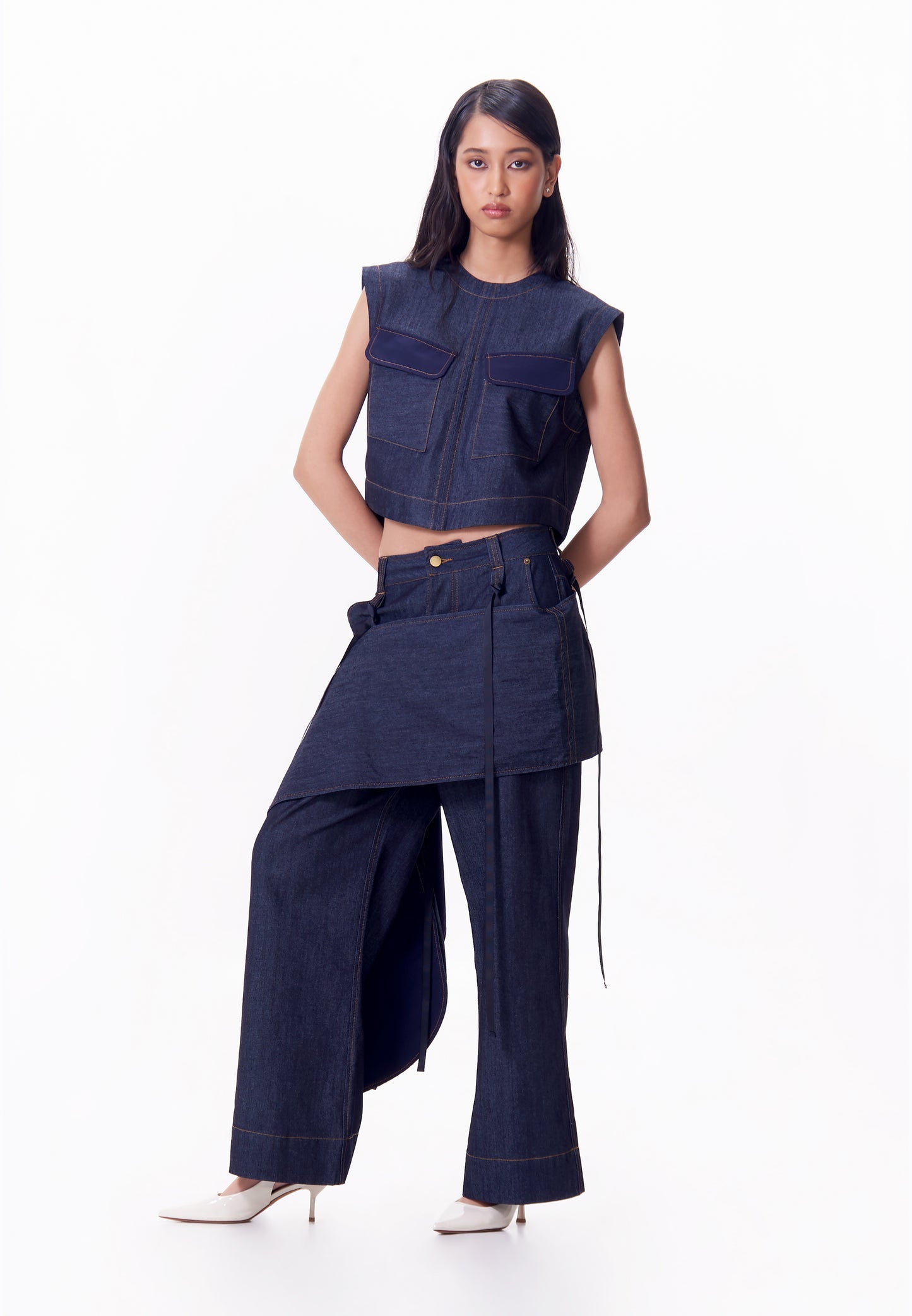 R.A.F. X nicolò  NP001 Sleeveless Top (Denim)