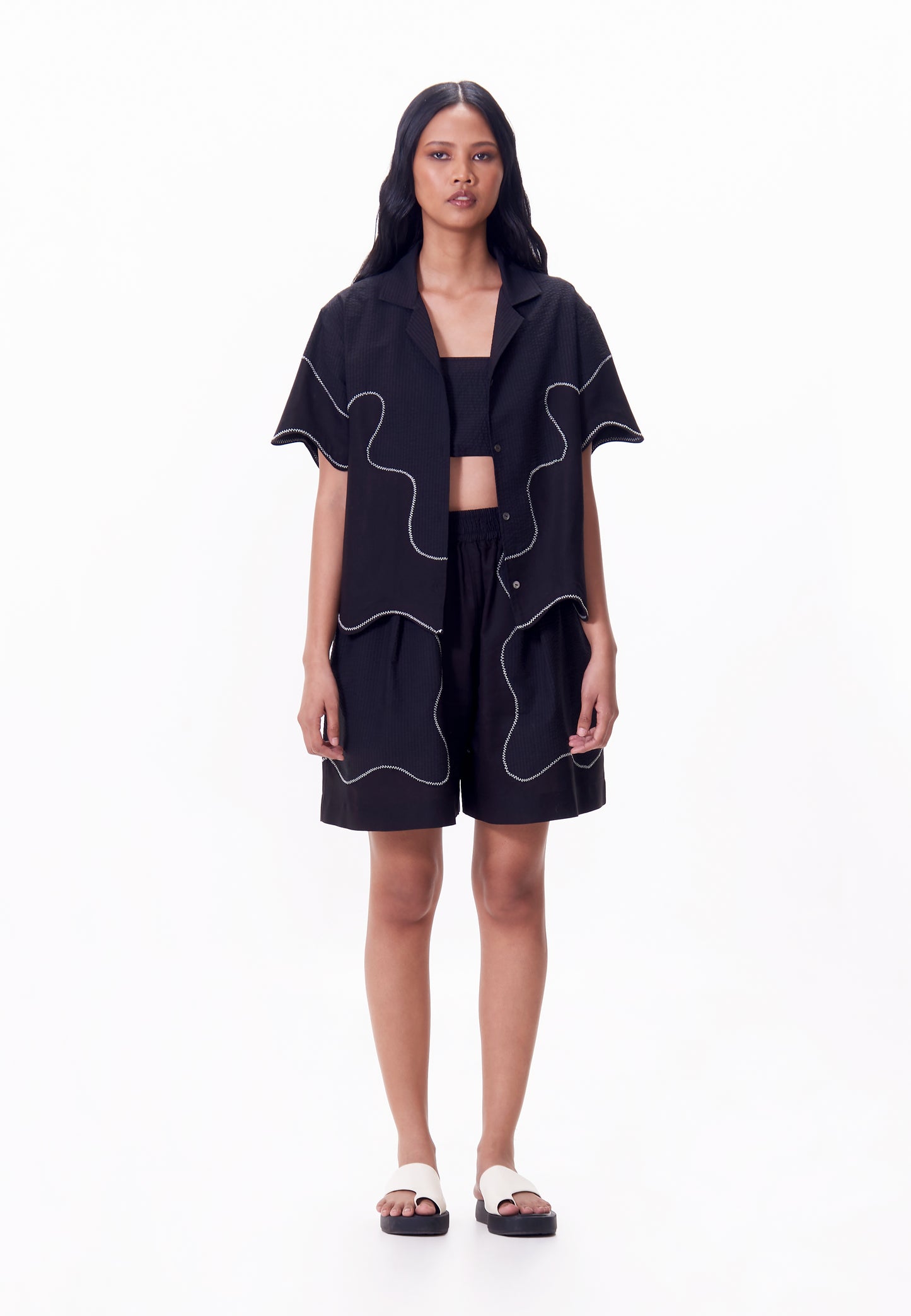 R.A.F. x nicolò NP011 Shorts (Black)