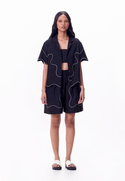 R.A.F. x nicolò NP011 Shorts (Black)