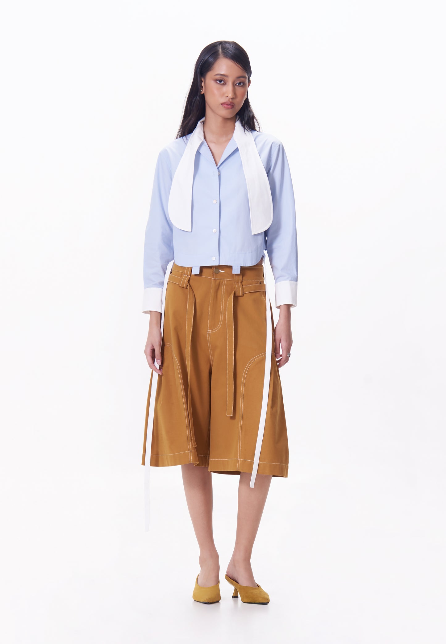 R.A.F. X nicolò  NP013 Long Sleeve Top (Lt.Blue)