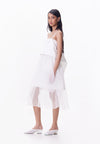 R.A.F. X nicolò NP015 Sleeveless Dress W/ Sash  (White)
