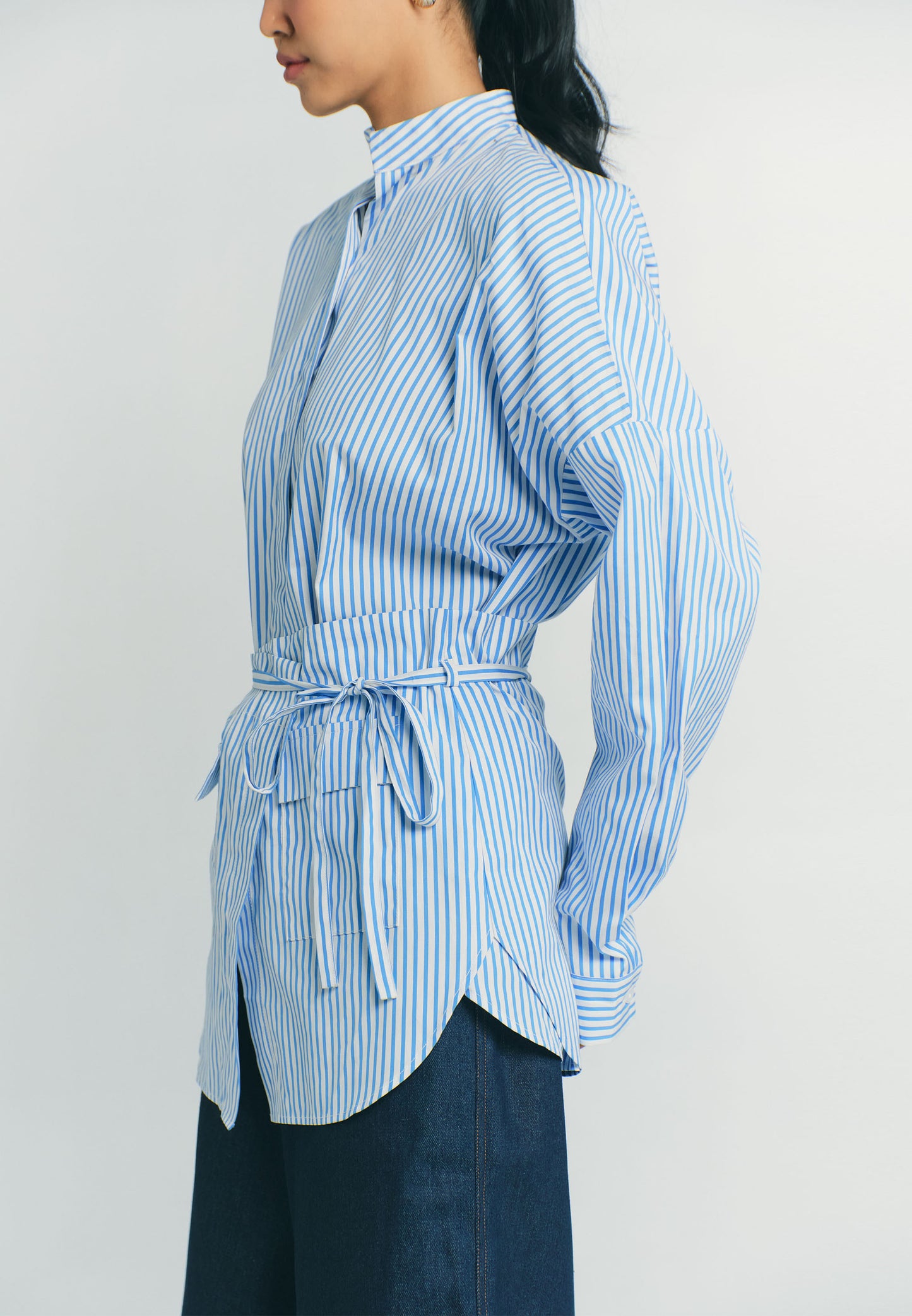 RAF Pear Long Sleeve W/ Belt (Blue)
