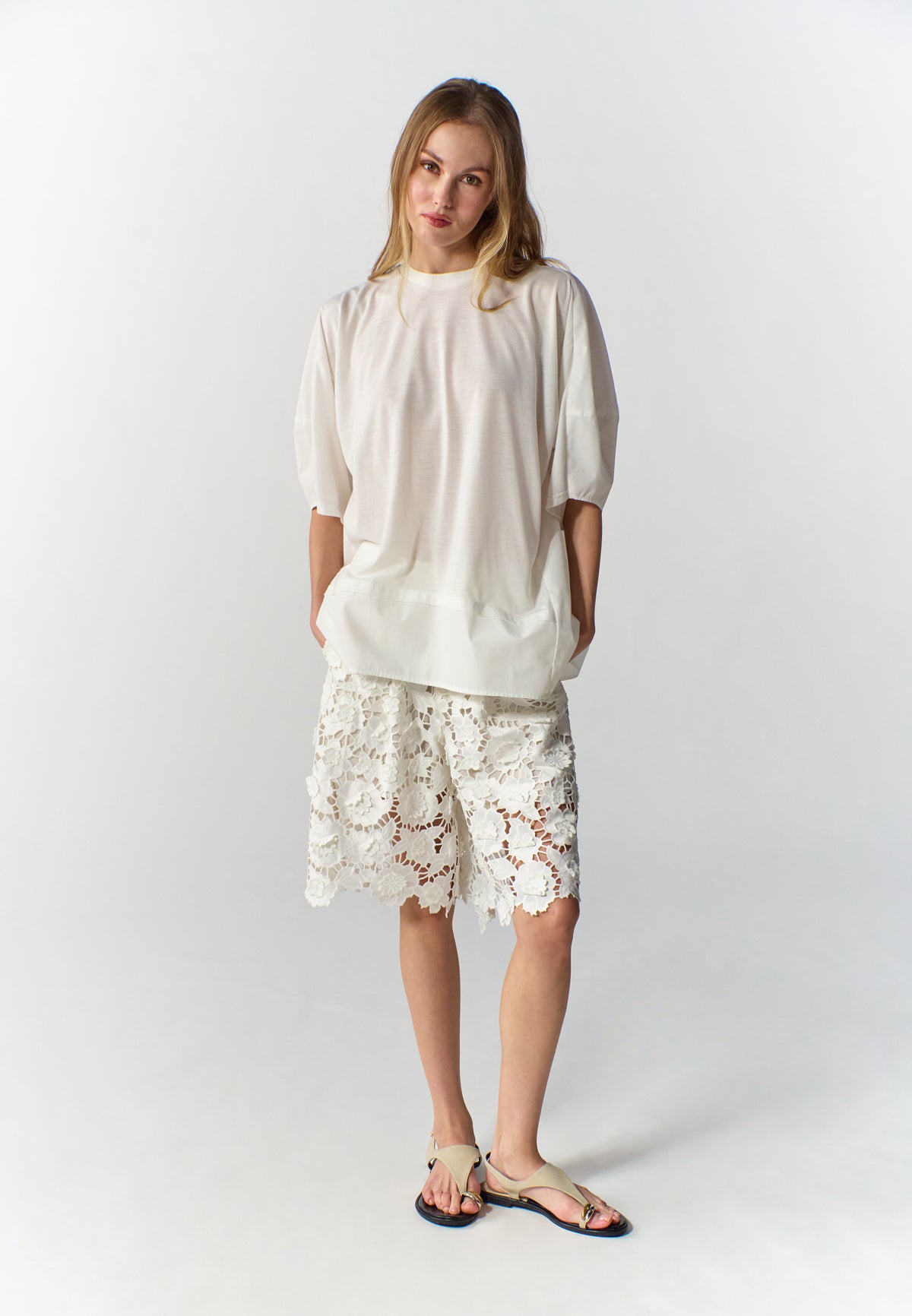 RAF Reverie Short Sleeve Top (White)