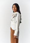RAF Rife Long Sleeve Top (Spot Print White)