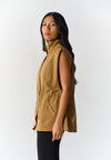 RAF Rum Sleeveless Vest Top (Caramel)