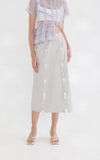 RAF X Martin Bautista Werbowy Skirt (Light Gray)