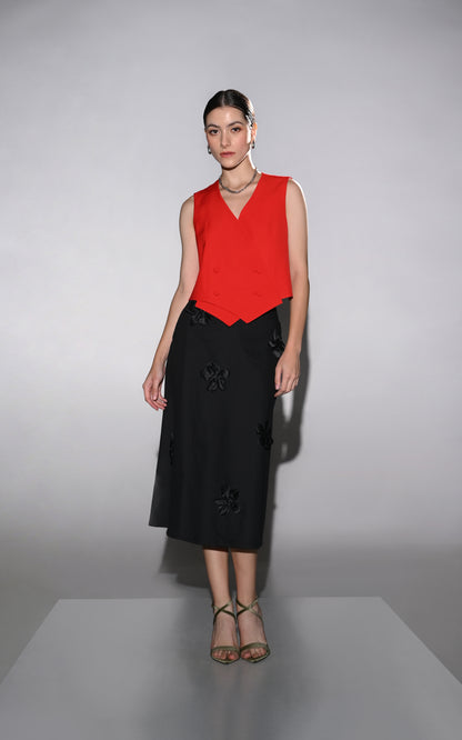 RAF Heze Sleeveless Top (Red)