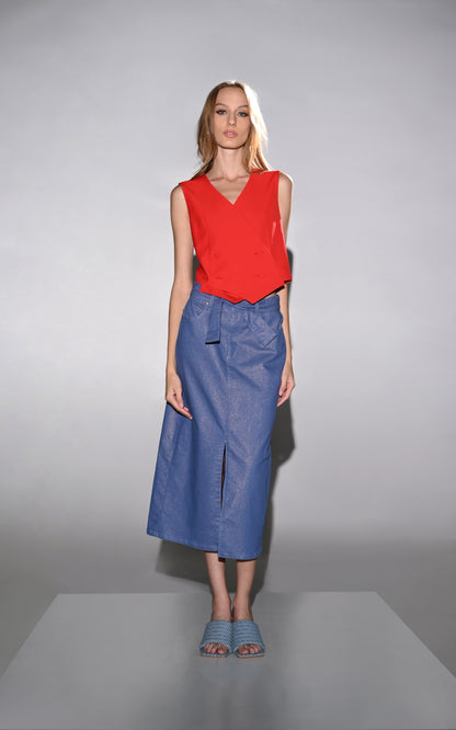 RAF Hender Skirt (Chambray)