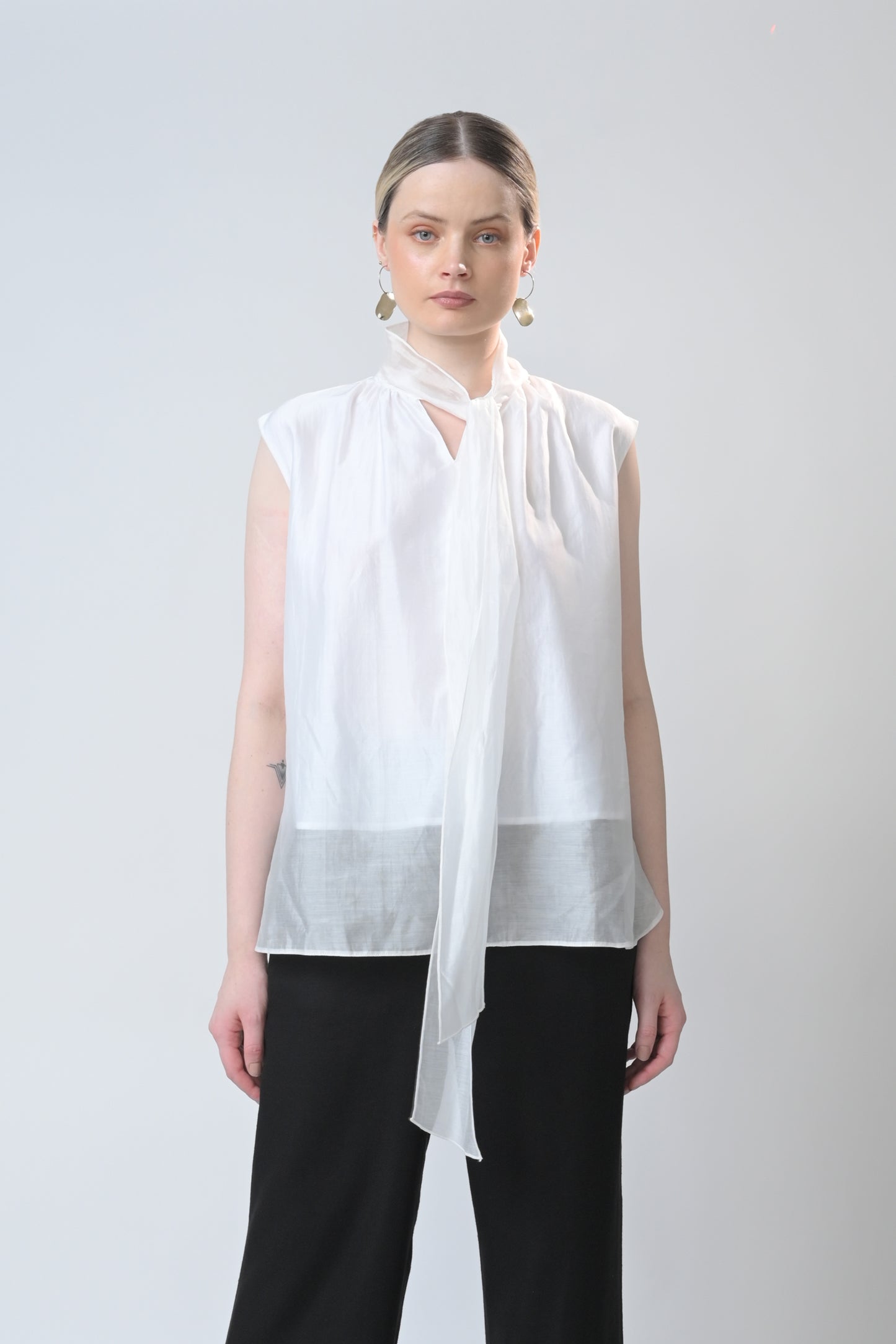 RAF Boheme Sleeveless Top (Plain White)