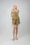 RAF Crosta Sleeveless Top (Olive)
