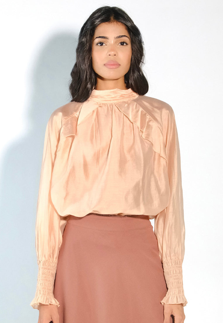 RAF Dahlia Long Sleeve Top (Light Beige)