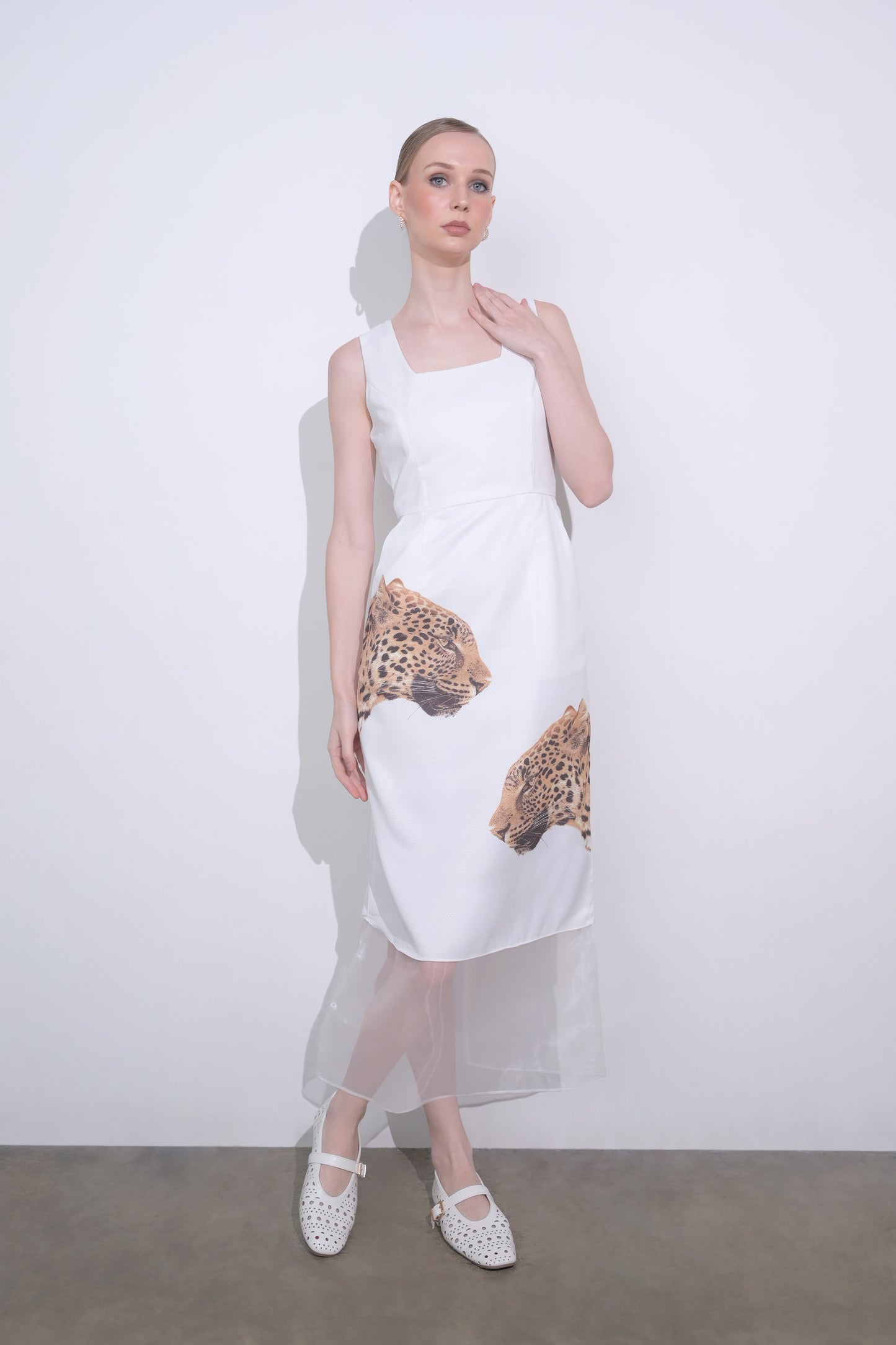 RAF Easton Sleeveless Dress (Offwhite)