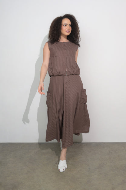 RAF Fontana Sleeveless Top (Brown)