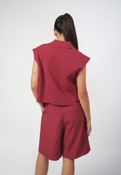 RAF Gemma Sleeveless Top (Red)